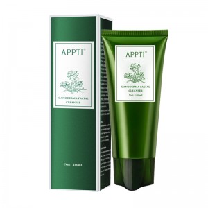 Etichetta privata Anti ACNE Aloe Vera Lavaggio viso Detergente per il viso Ganoderma Essence Fash Wash